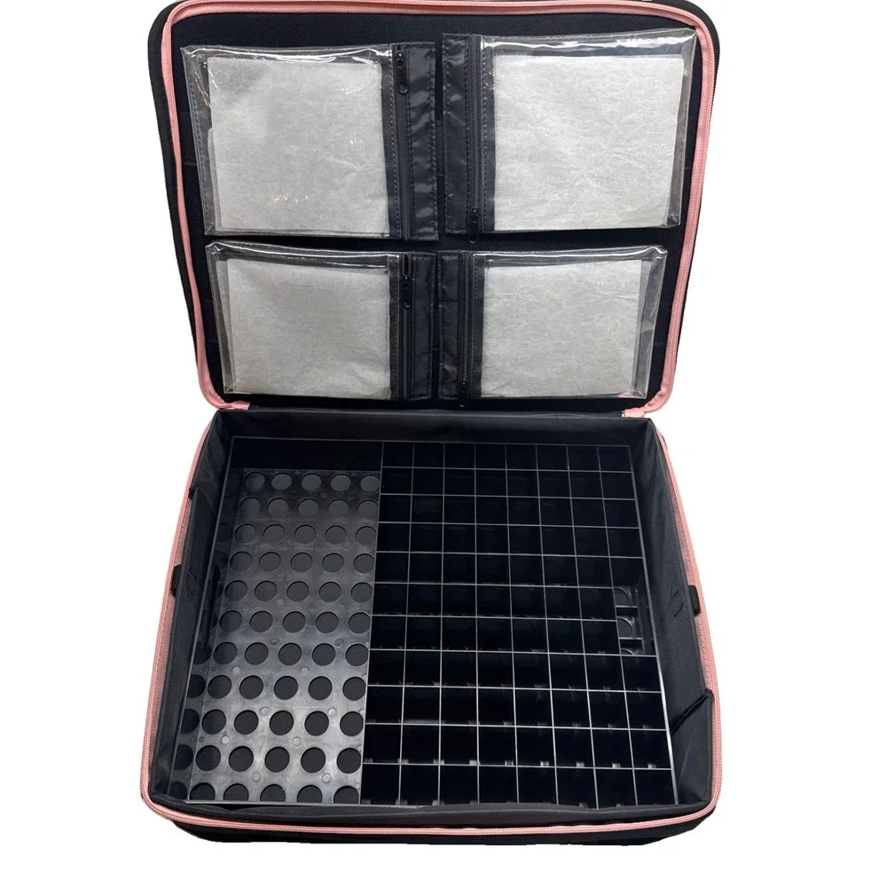 RARE Mary Kay Black & Pink Insulated Lipstick Carry Case Organizer